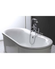 Robinetterie baignoire jambes - Bleu Provence