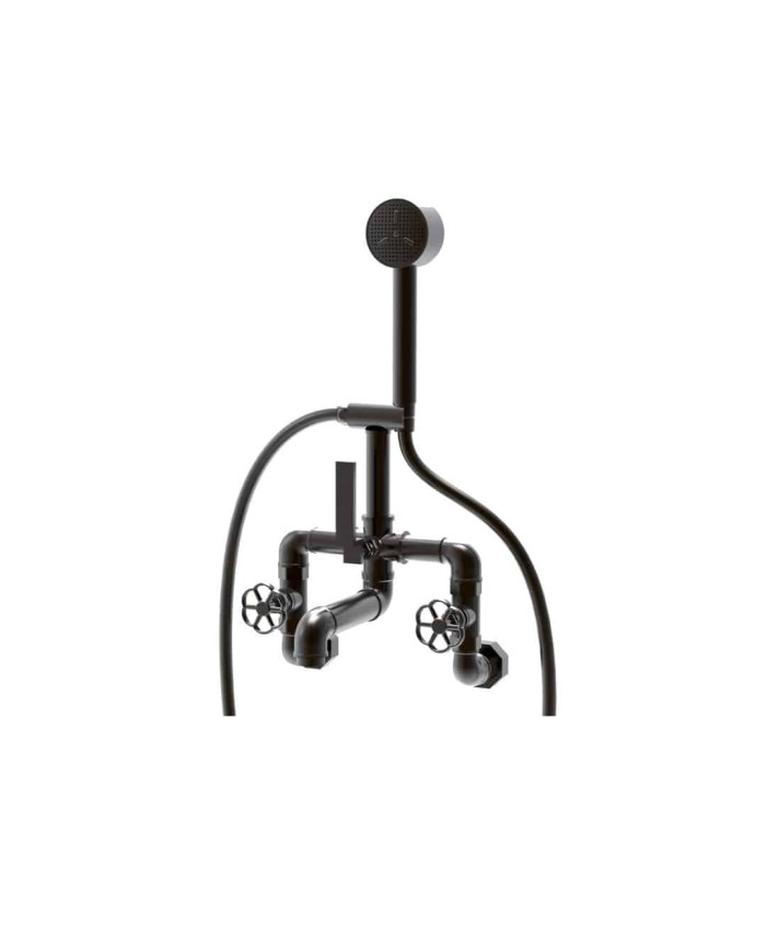 Mitigeur mural baignoire 2t - Bleu Provence