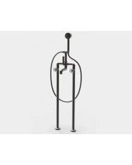 Mitigeur au sol baignoire Bleu Provence