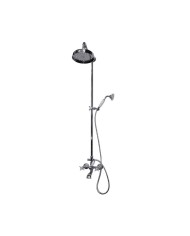 Set baignoire Bleu Provence | Robinetterie rétro laiton