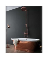 Mitigeur 30 cm colonne baignoire Bleu Provence