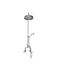Set douche pont Bleu Provence | Robinetterie rétro laiton