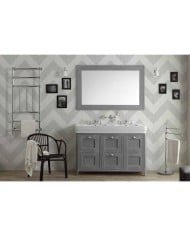 Radiateur mural 6 barres grille Bleu Provence Radiateur mural 6 barres grille Bleu Provence