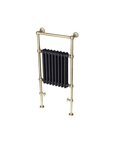 Radiateur sol avec insert fonte Bleu Provence Radiateur sol avec insert fonte Bleu Provence