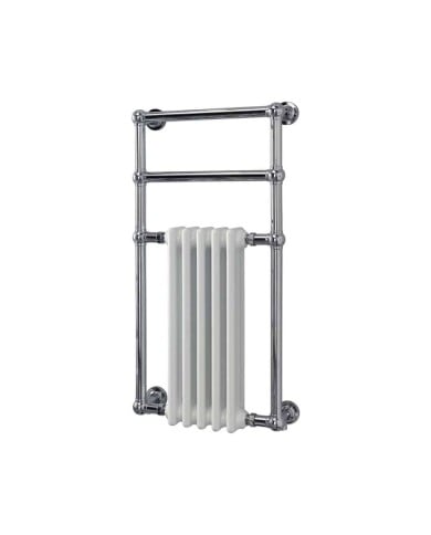 Radiateur mural insert fonte blanche Bleu Provence