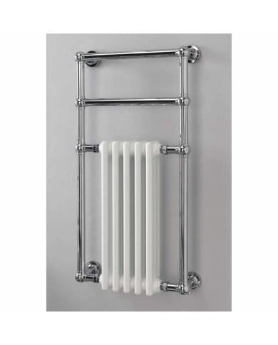 Radiateur mural insert fonte blanche Bleu Provence