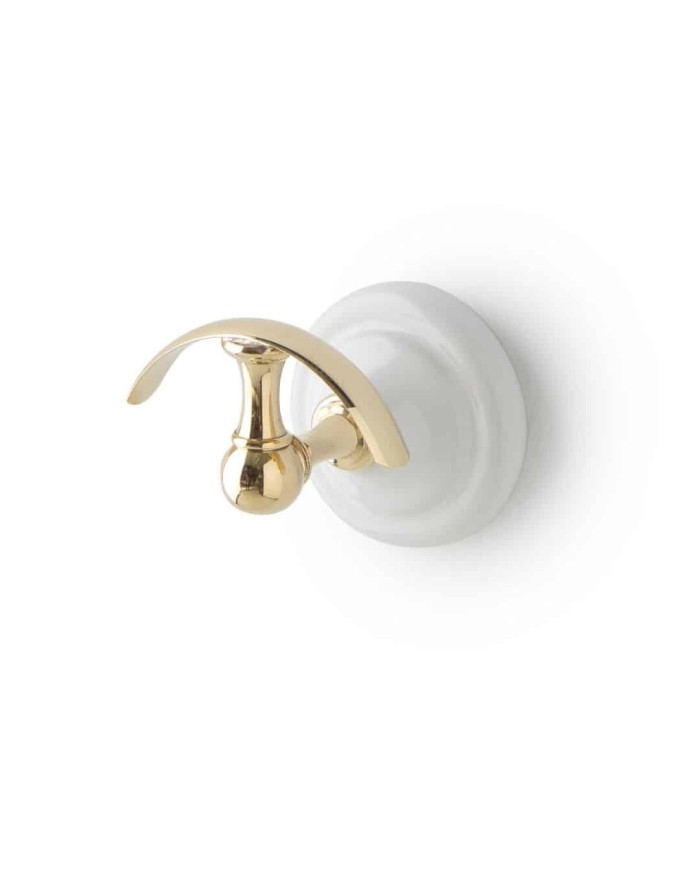 Porte peignoir demi-cercle Romantic Bleu Provence Porte peignoir demi-cercle Romantic Bleu Provence