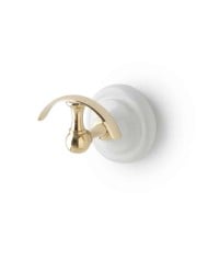 Porte peignoir demi-cercle Romantic Bleu Provence Porte peignoir demi-cercle Romantic Bleu Provence