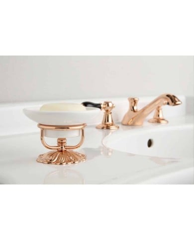 Porte savon à poser Décor Bleu Provence Porte savon à poser Décor Bleu Provence