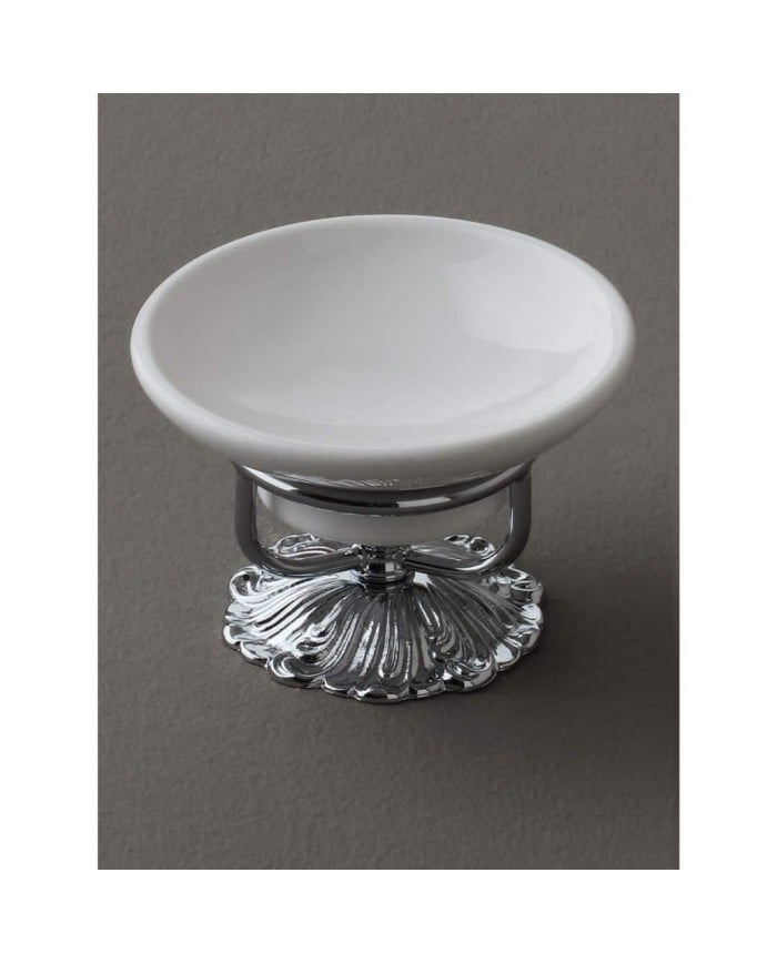 Porte savon à poser Décor Bleu Provence