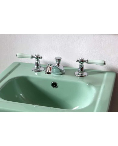 Robinet bas lavabo vidage 3t Bleu Provence Robinet bas lavabo vidage 3t Bleu Provence