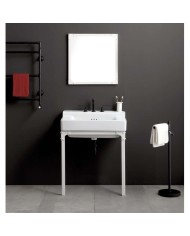 Porte serviettes 2 barres INDUSTRIAL Bleu Provence Porte serviettes 2 barres INDUSTRIAL Bleu Provence