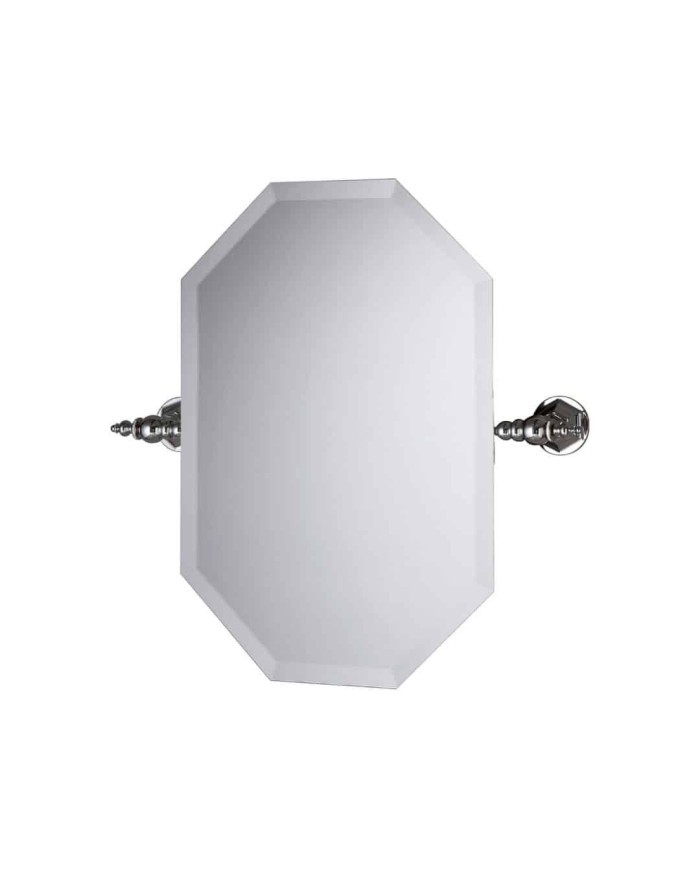 Miroir octogonal basculant - Bleu Provence