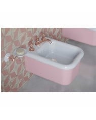 Bidet suspendu 36 cm - True Colors Lite - Bleu Provence Bidet suspendu 36 cm - True Colors Lite - Bleu Provence