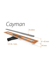 Caniveau drain Cayman 60/70/80/90 Carrodrain Caniveau drain Cayman 60/70/80/90 Carrodrain
