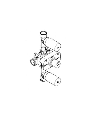 Mélangeur thermostatique 2 sorties M3 Cifial