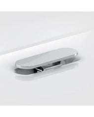 lave-mains gris mat 36cm 0trou Flush 3 Clou lave-mains gris mat 36cm 0trou Flush 3 Clou