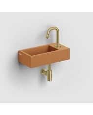 lave-mains sable italien 36cm 1 trou Flush 3 Clou lave-mains sable italien 36cm 1 trou Flush 3 Clou