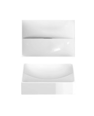 lave-mains blanc brillant 28cm 0 trou VALE Clou