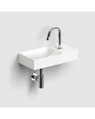 lave mains blanc mat 38cm 1 trou VALE Clou lave mains blanc mat 38cm 1 trou VALE Clou