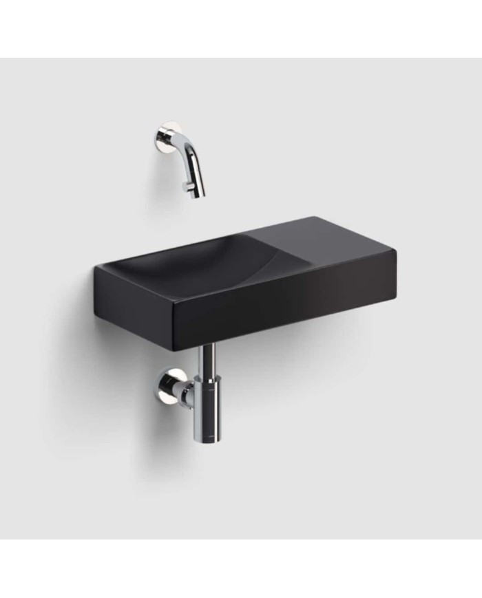 lave mains noir mat 38cm 0 trou VALE Clou lave mains noir mat 38cm 0 trou VALE Clou