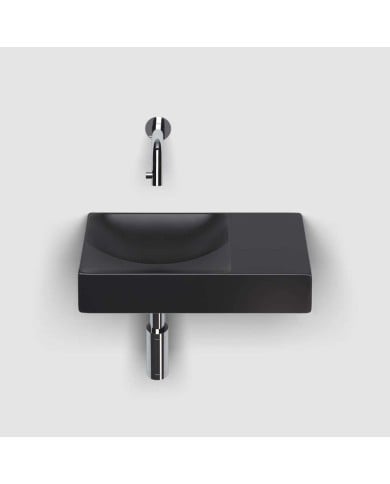 lave mains noir mat 38cm 0 trou VALE Clou lave mains noir mat 38cm 0 trou VALE Clou