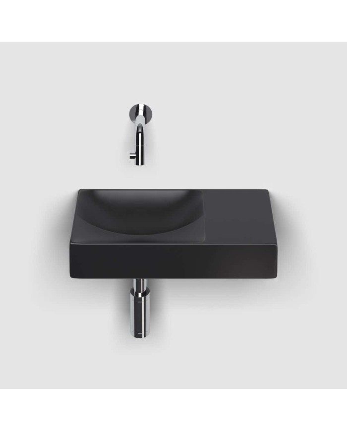 lave mains noir mat 38cm 0 trou VALE Clou lave mains noir mat 38cm 0 trou VALE Clou