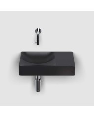 lave mains noir mat 38cm 0 trou VALE Clou lave mains noir mat 38cm 0 trou VALE Clou