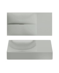 lave mains gris mat 38cm 0 trou VALE Clou lave mains gris mat 38cm 0 trou VALE Clou