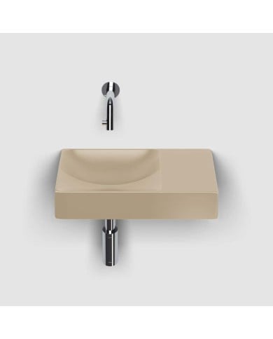 lave mains moutarde mat 38cm 0 trou VALE Clou lave mains moutarde mat 38cm 0 trou VALE Clou