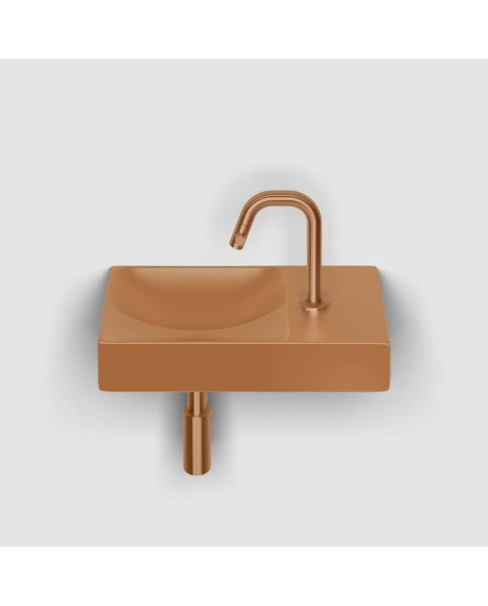 lave mains sable italien mat 38cm 1 trou VALE Clou