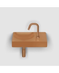 lave mains sable italien mat 38cm 1 trou VALE Clou