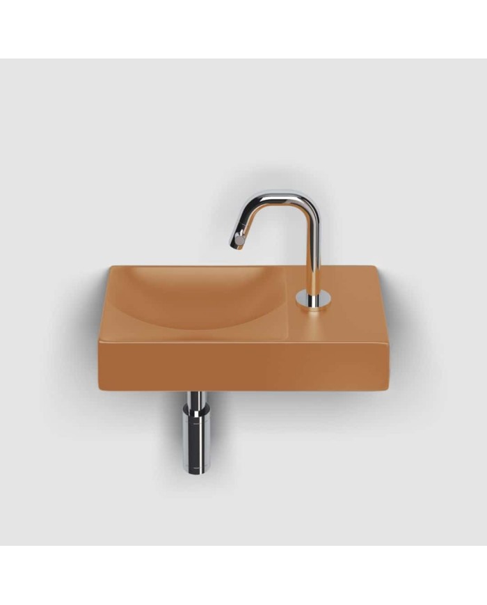 lave mains sable italien mat 38cm 1 trou VALE Clou