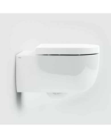 Toilette blanc brillant 56cm Hammock Rimless Clou Toilette blanc brillant 56cm Hammock Rimless Clou