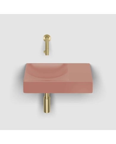 lave mains rose mat 38cm 0 trou VALE Clou lave mains rose mat 38cm 0 trou VALE Clou