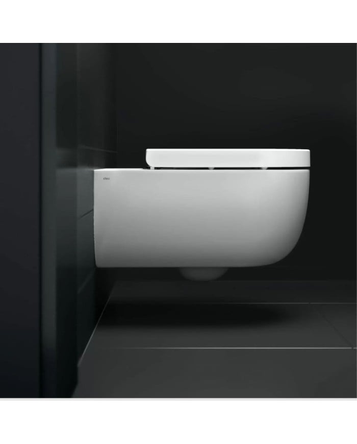 Toilette blanc mat 56cm Hammock Rimless Clou Toilette blanc mat 56cm Hammock Rimless Clou