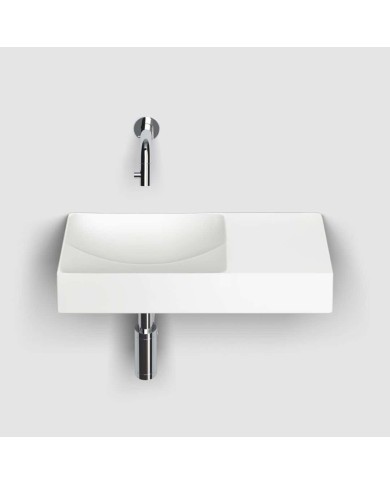lave mains blanc mat 45cm 0 trou VALE Clou lave mains blanc mat 45cm 0 trou VALE Clou