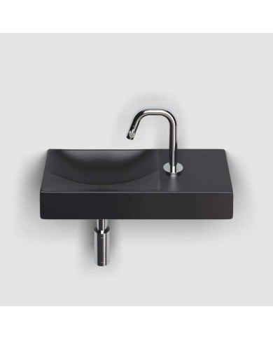 lave mains noir mat 45cm 1 trou VALE Clou lave mains noir mat 45cm 1 trou VALE Clou