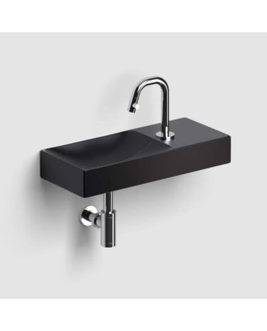 lave mains noir mat 45cm 1 trou VALE Clou lave mains noir mat 45cm 1 trou VALE Clou