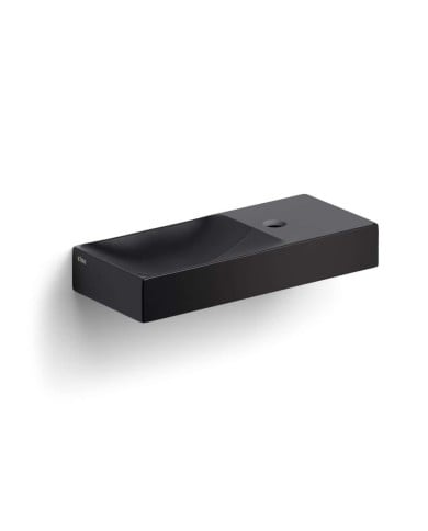 lave mains noir mat 45cm 1 trou VALE Clou lave mains noir mat 45cm 1 trou VALE Clou