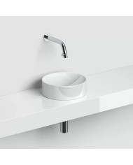 lave mains blanc brillant 22cm VALE ROUND Clou lave mains blanc brillant 22cm VALE ROUND Clou