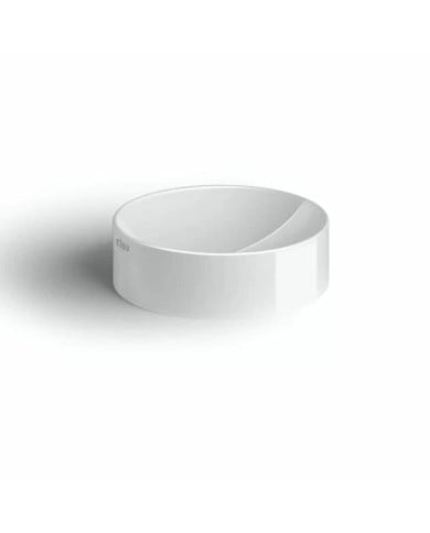 lave mains blanc brillant 22cm VALE ROUND Clou lave mains blanc brillant 22cm VALE ROUND Clou