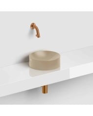 lave mains moutarde mat 22cm VALE ROUND Clou lave mains moutarde mat 22cm VALE ROUND Clou