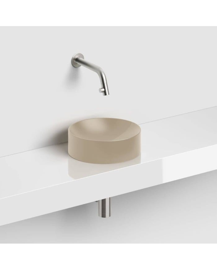 lave mains moutarde mat 22cm VALE ROUND Clou lave mains moutarde mat 22cm VALE ROUND Clou