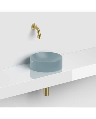 lave mains bleu mat 22cm VALE ROUND Clou lave mains bleu mat 22cm VALE ROUND Clou