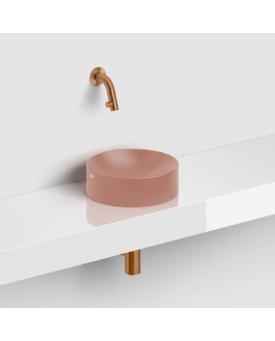 lave mains rose mat 22cm VALE ROUND Clou lave mains rose mat 22cm VALE ROUND Clou
