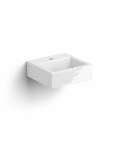 lave mains blanc brillant 28cm 1 trou Flush 1 Clou lave mains blanc brillant 28cm 1 trou Flush 1 Clou