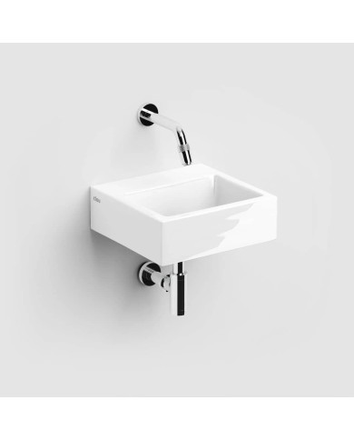 lave mains blanc brillant 28cm 0 trou Flush 1 Clou lave mains blanc brillant 28cm 0 trou Flush 1 Clou