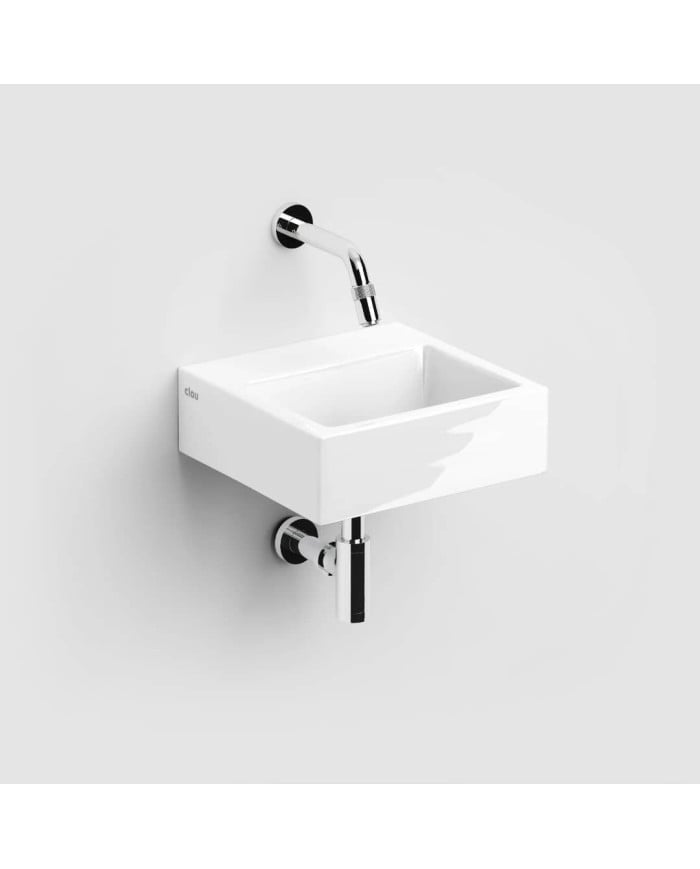 lave mains blanc brillant 28cm 0 trou Flush 1 Clou lave mains blanc brillant 28cm 0 trou Flush 1 Clou