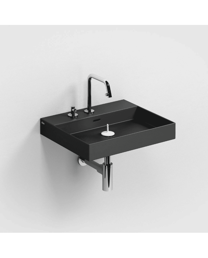 Lavabo noir 50cm New Wash Me Clou Lavabo noir 50cm New Wash Me Clou